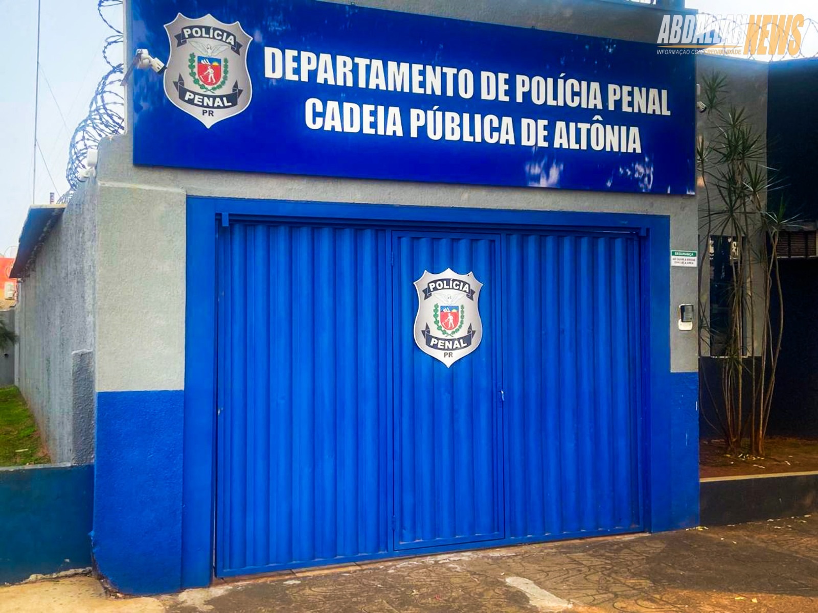 Entrada da Cadeia Pública de Altônia