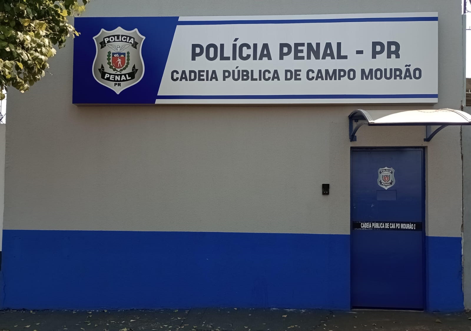 Entrada da Cadeia Pública de Campo Mourão