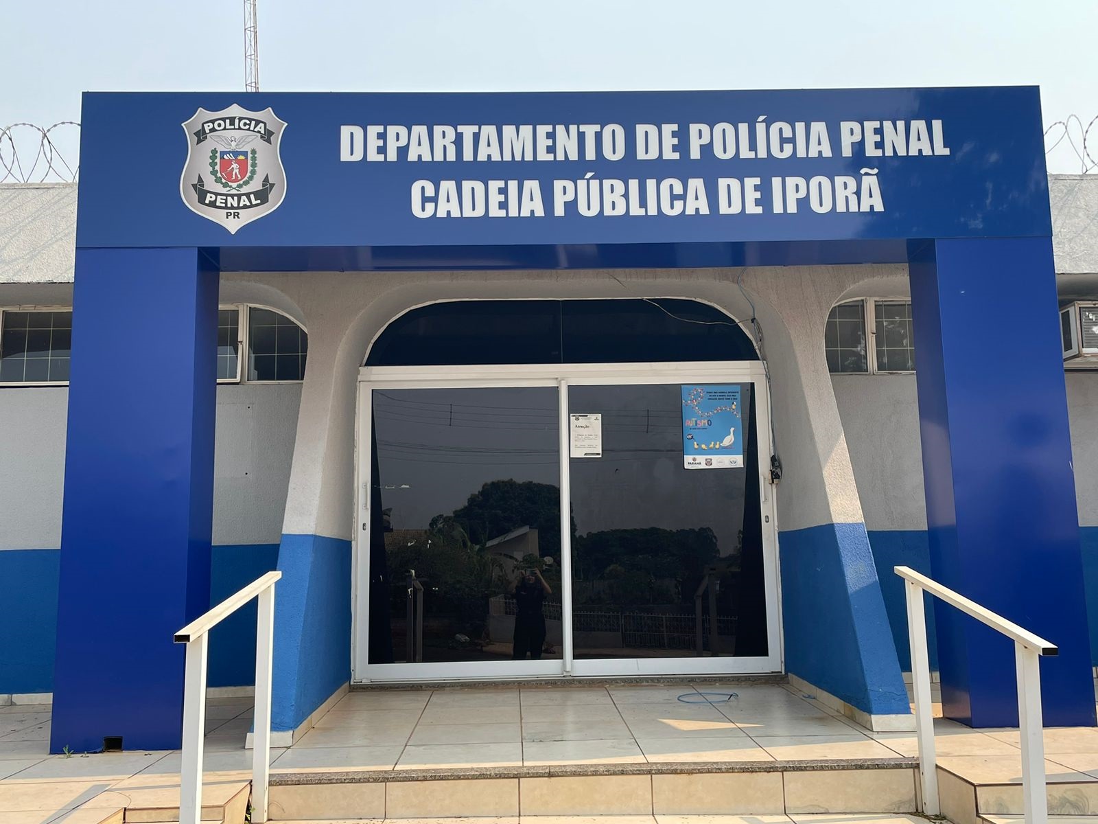 Entrada da Cadeia Pública de Iporã