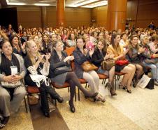 Abertura da IV Conferência Estadual de Políticas para as Mulheres do Paraná,no Centro de Convenções do Shopping Estação.Fotos:Rogério Machado / SEDS