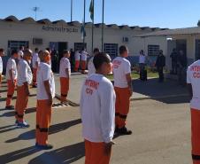 Presos de Piraquara executam Hino Nacional em comemoração aos 198 anos da Independência do Brasil