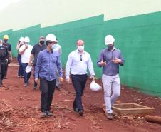 Secretário da Segurança Pública acompanha obras da nova Cadeia Pública de Foz do Iguaçu
