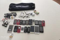 
Agentes penitenciários apreendem na PEC ‘kit cadeia’ com 21 celulares