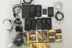 Agentes da PEC apreende 10 celulares e 10 pacotes de fumo durante a madrugada